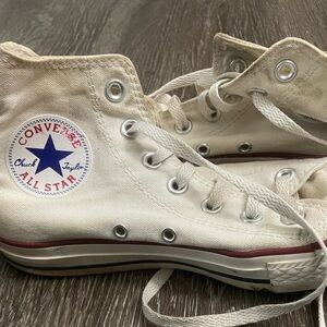 white high top converse all stars